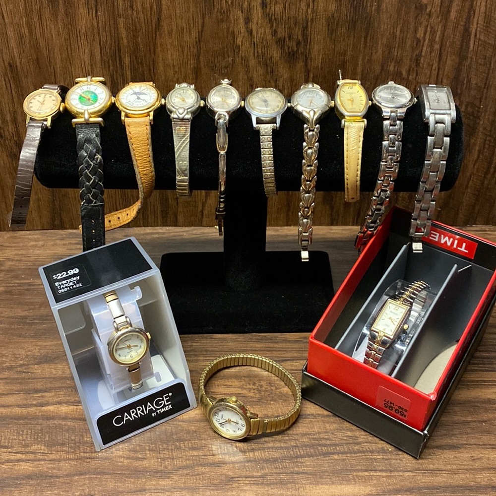 Vintage Ladies Wrist Watch LOT x13 Watches! Mixed Brands and Conditions.